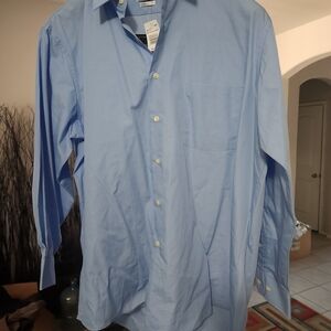 Men's Vanheusen Light Blue Dress Shirt 17 32/33